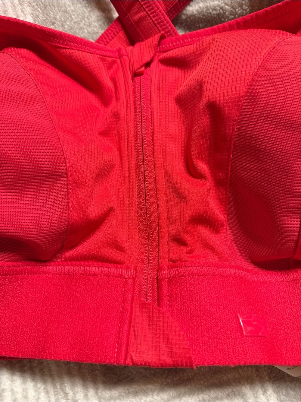 SHEFIT  Pink Front-Zip Sports Bra 3Luxe